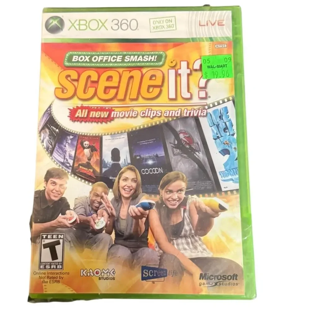 Scene It? Box Office Smash Xbox 360 Game New Sealed Movie Trivia